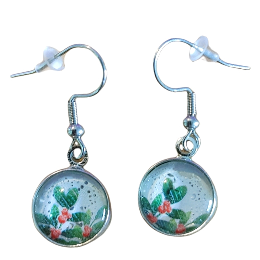 💥Bundle Only💥COLOR STREET NWT Berry Merry Holly Berry Drop Dangle Earrings